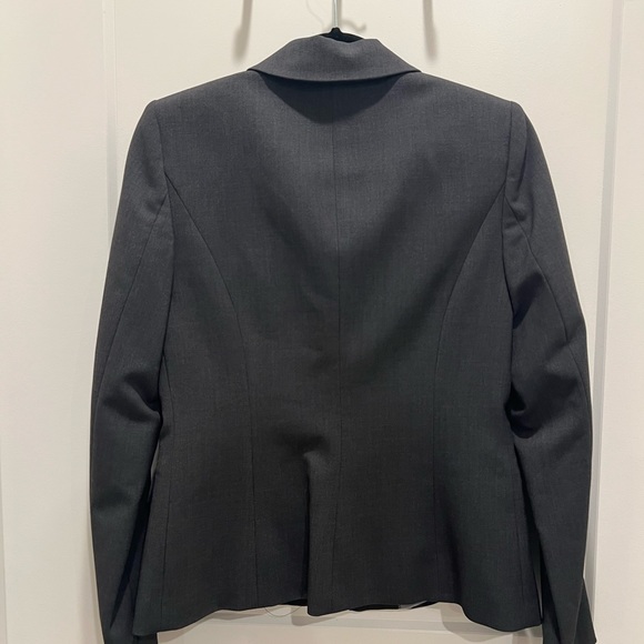 Calvin Klein Fitted Grey Pant Suit - Picture 3 of 6